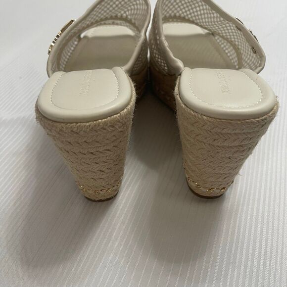 Karl Lagerfeld Paris Corissa Slip On Espadrille Wedge Sandals Heels Sz 8.5 8 1/2 - Picture 7 of 10